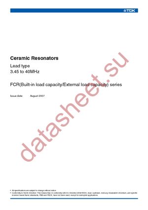 FCR6.0M5 datasheet  